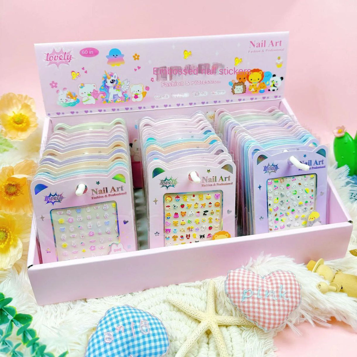 Kids Nail art sticker card (1 card)