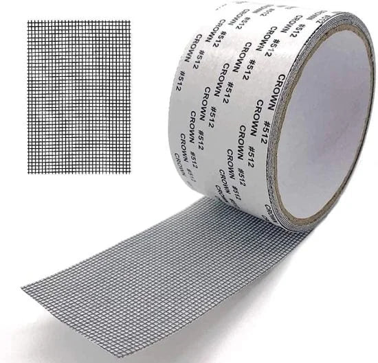 Mosquito Net Repair Tape | Strong Adhesive & Waterproof Screen Repair Kit | Window & Door Mesh Patch for Tears & Holes | (Pack of 1)