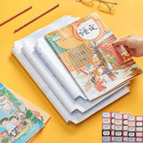 Transparent Paper Sticker Book cover