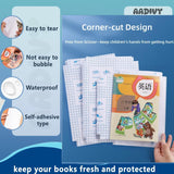 Transparent Paper Sticker Book cover