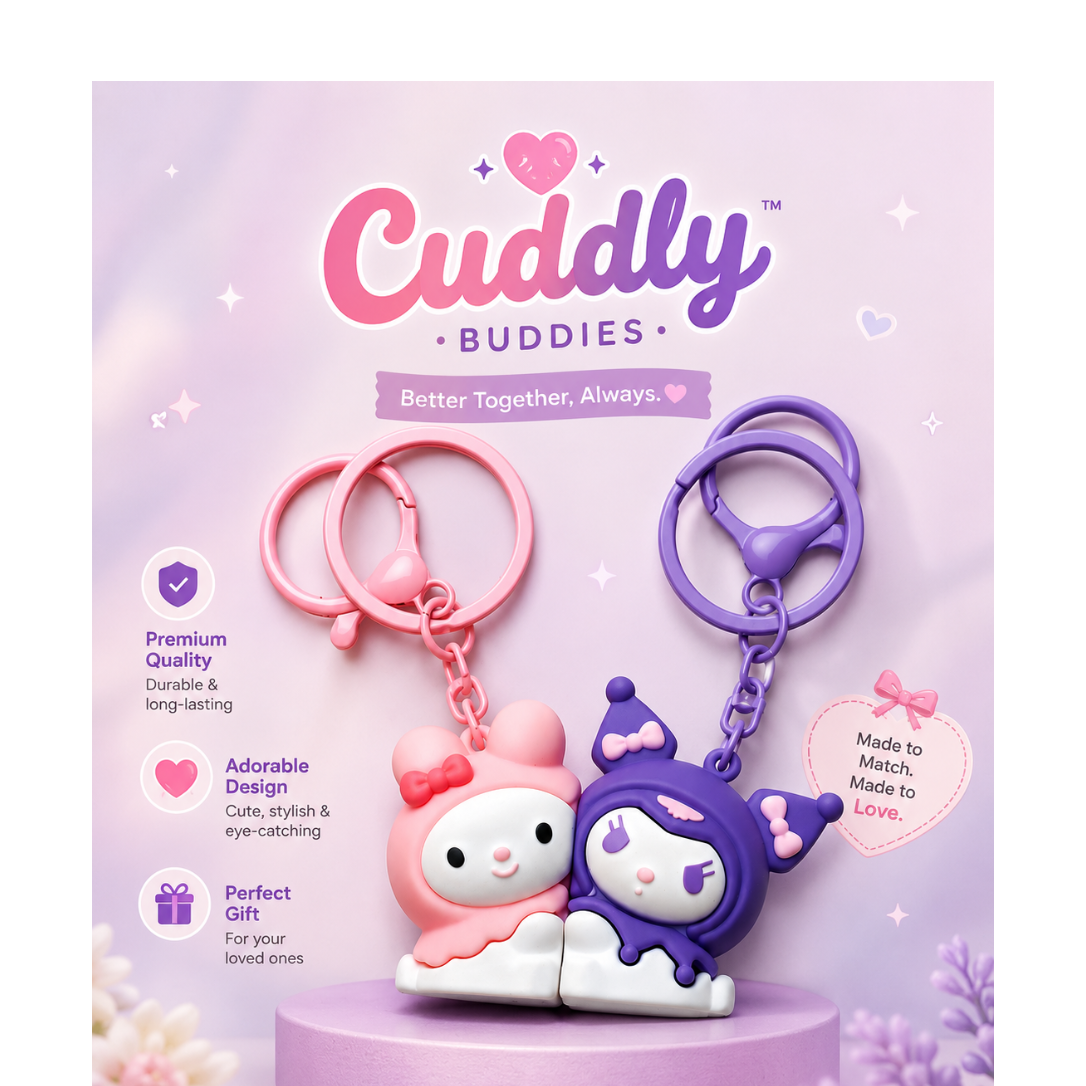 Couple Keychains (cuddly Buddies)