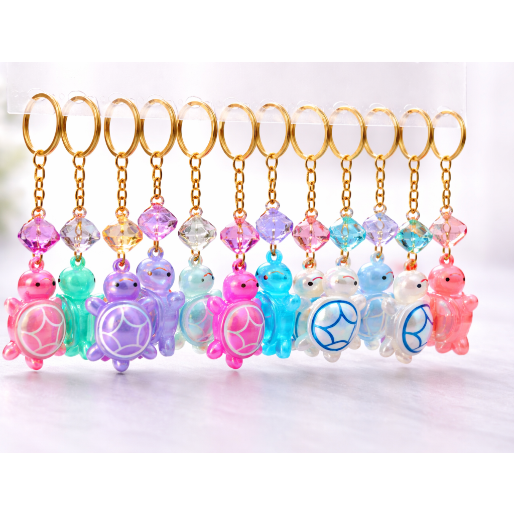 Glass Tortoise keychain