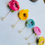 Pioni Lapel pin set of 4 pcs