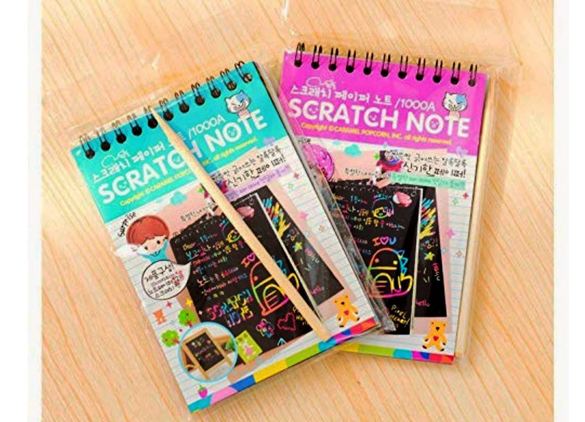 Rainbow Scratch Book