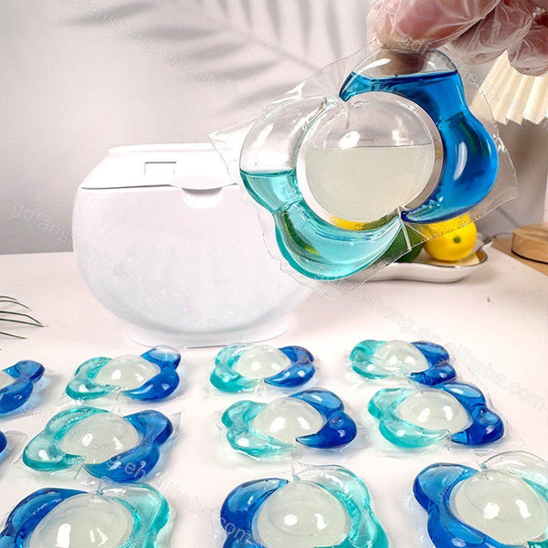 3 in 1 Laundry Pods Washing Pods Cleaning Products Baby Clothes Laundry Detergent Soap Liquid Beads OEM Laundry Pods (Pack Of 10)