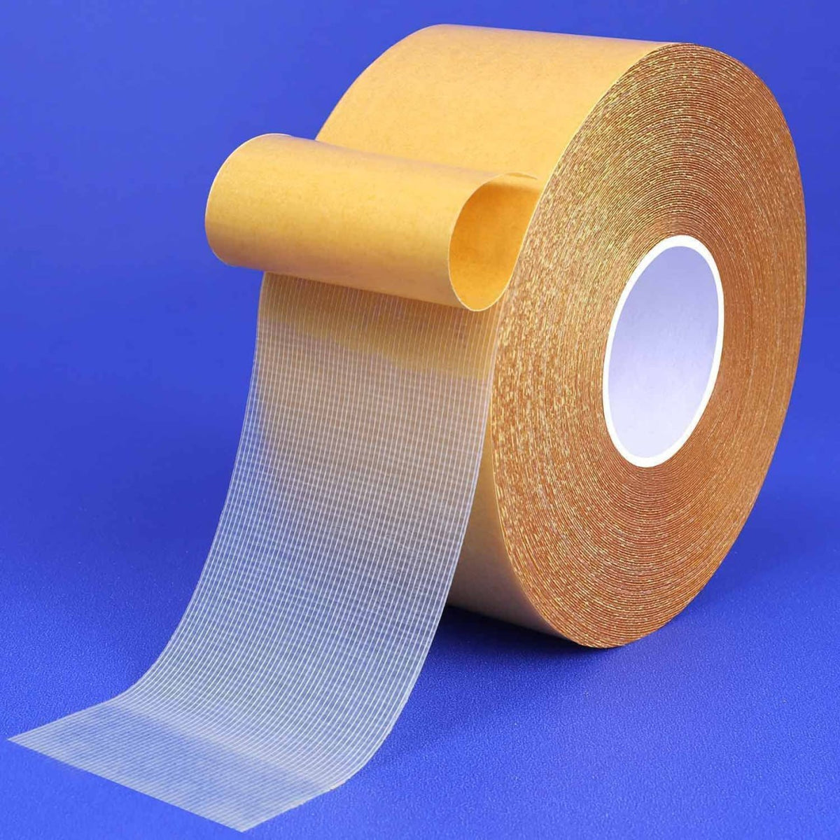 Double Sided 3CM x 20M Long Super Strong Sticky Carpet Tape, Non-Slip Waterproof Removable Mesh Grid Tape for Hardwood Floors, Mats, Wall Hanging & Paste Decoration (