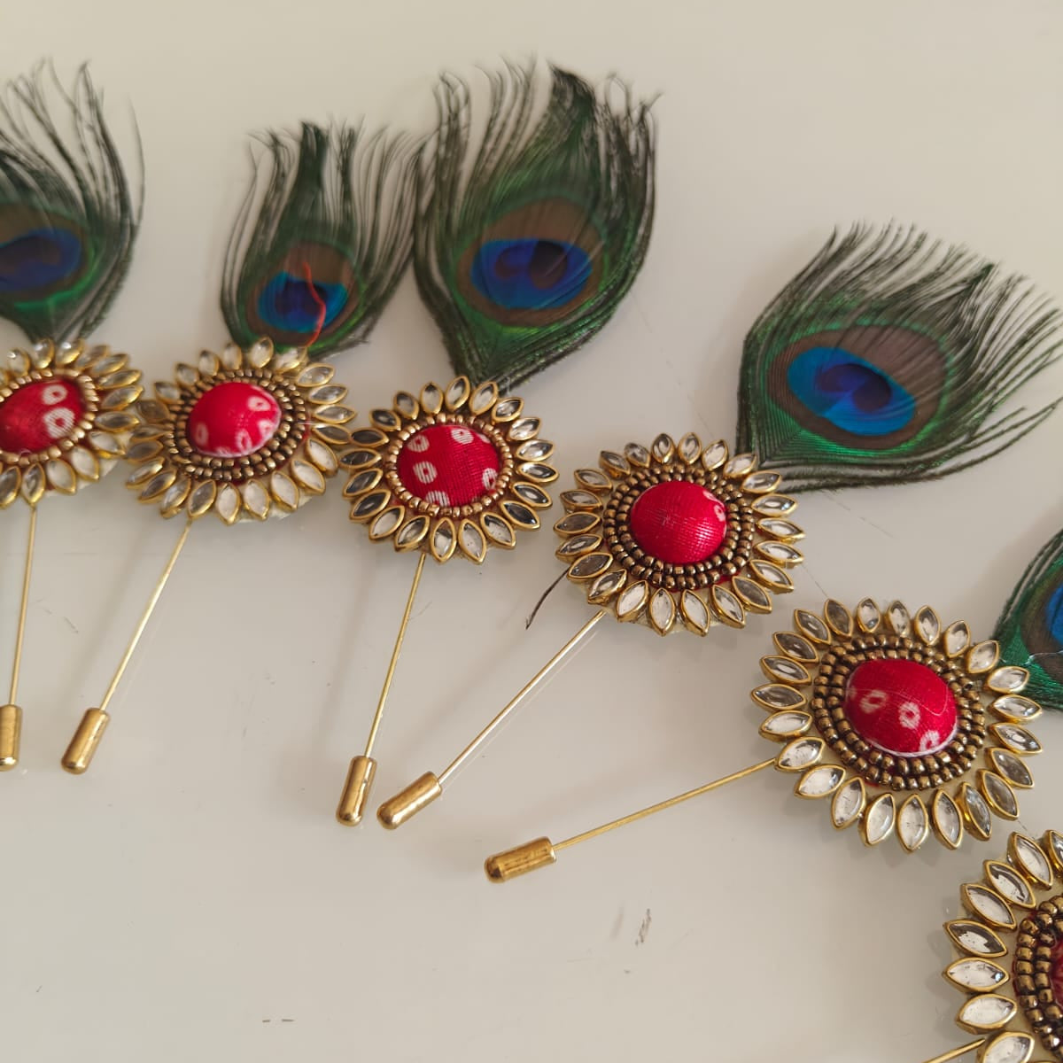Bandhej lapel pin (set of 4)