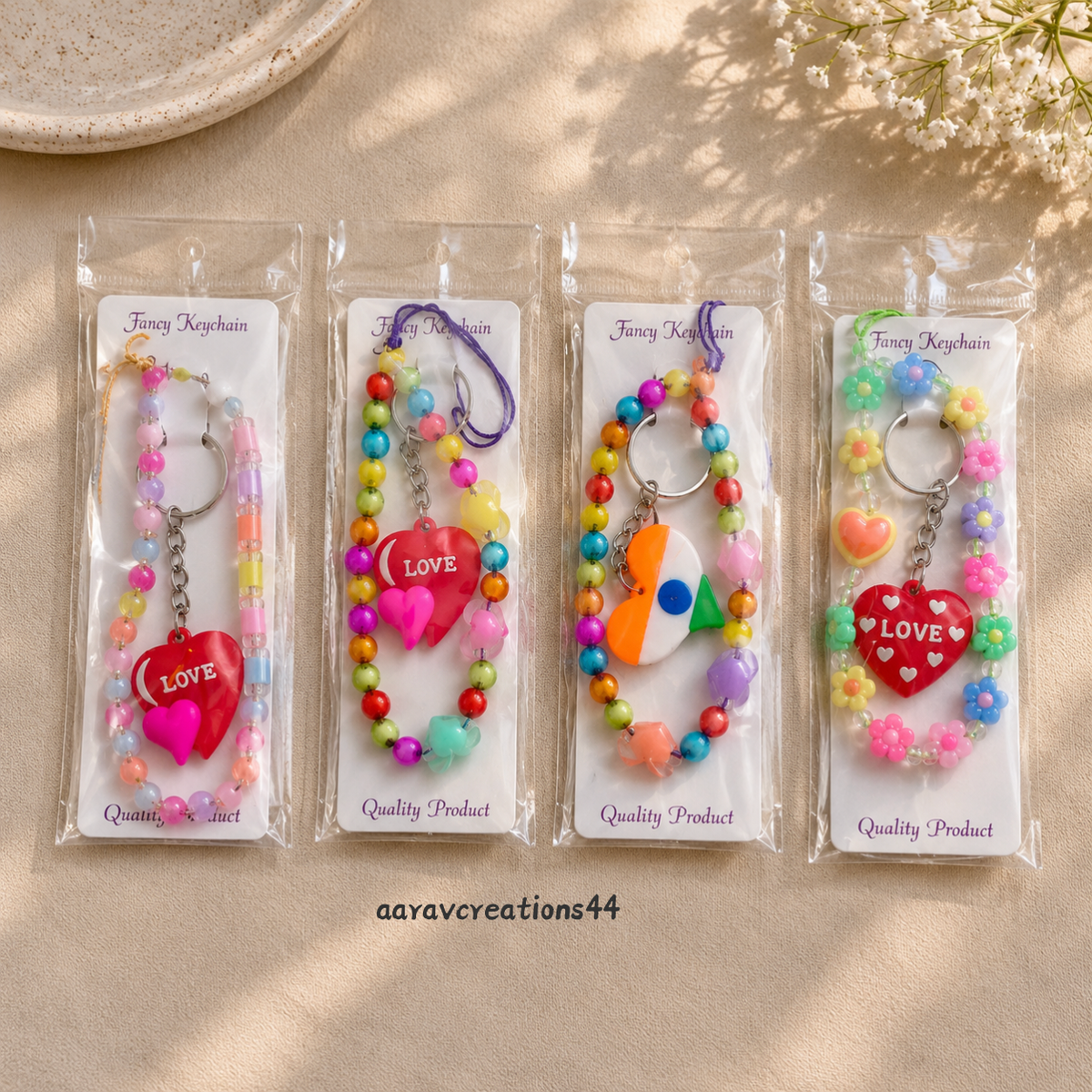 Phone Charm with Keychain 1 pc