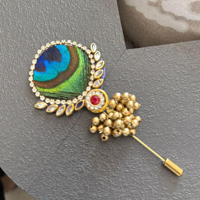 Peacock feather Lapel Pin
