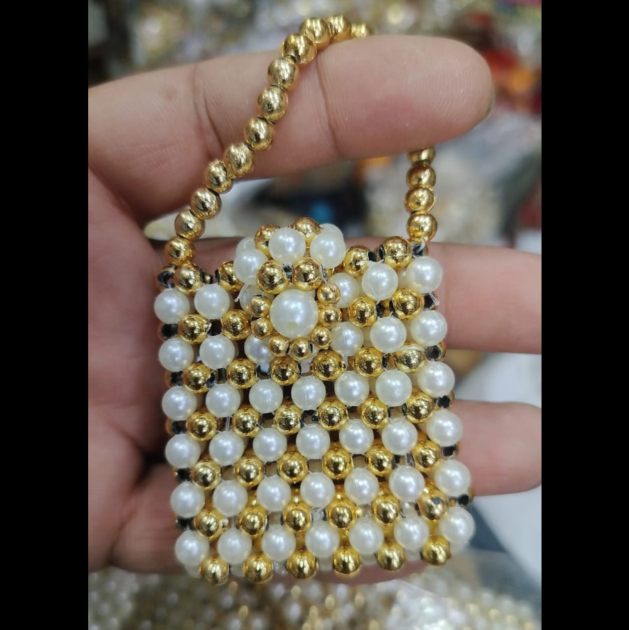 Square Pearl coin bag