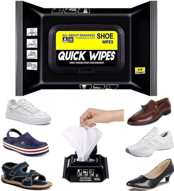 Shoe Wipes (80 Wipes) Sneaker Wipes Instant Sneaker Cleaner Shoe Cleaning Wipes Sneaker Wipes for Shoes Quick Remove Dirt Stain Shoe Cleaner Wipes Shoe Wipes for Sneakers Cleaning Kit