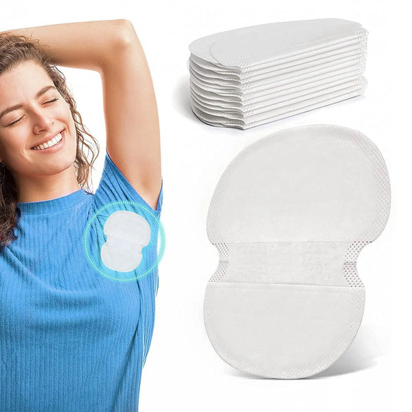 Underarms Sweat Pads Disposable Highly Absorbent Sweat Pads Cotton Anti Allergic, Anti Bacteria, Anti Smell For Men And Women