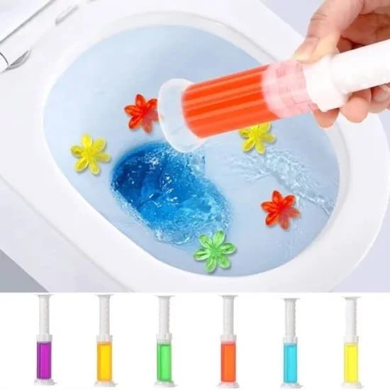 Toilet Gel Stamp | Long-Lasting Toilet Bowl Cleaner & Scent Freshener | Adhesive Gel Stamps for Fresh Fragrant Bathroom (Multi Scent) (PACK OF 1)