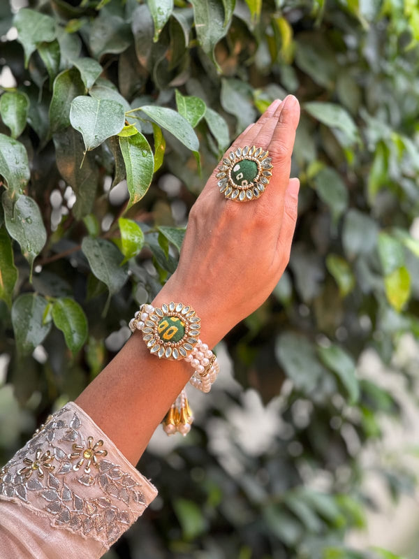 Bandhej Bracelet ring combo