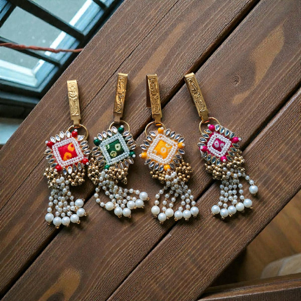 Set of Diamond Bandhej keyring