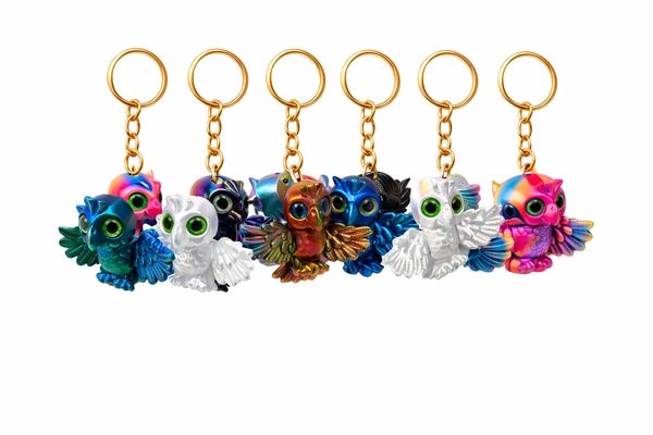 Flying Owl keychain