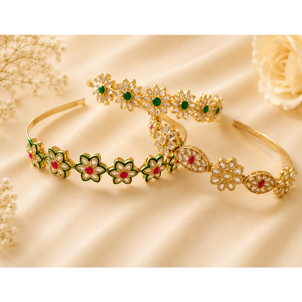 Kundan Hair Band
