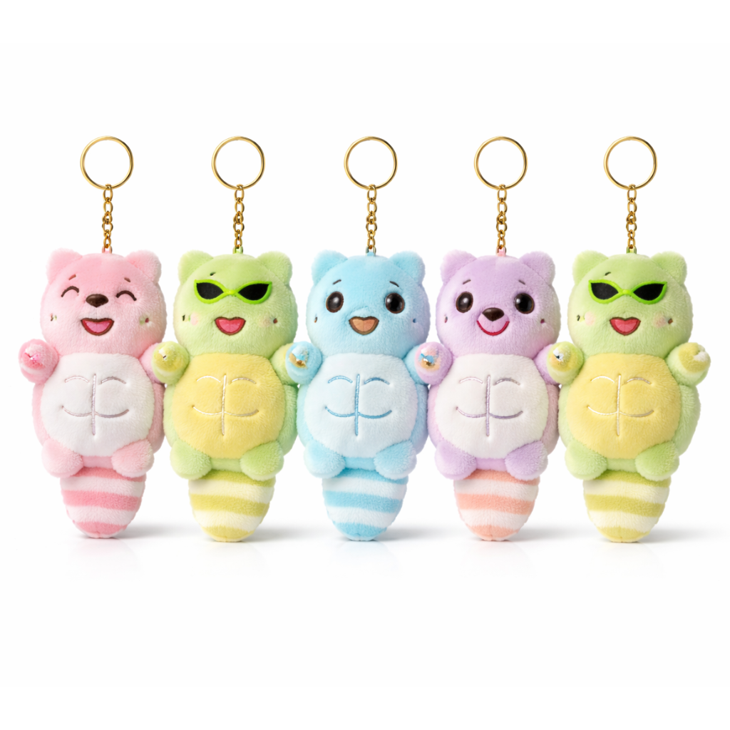 cute Tortoise plushies keychain & bag charms (pack of 1)