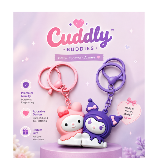 Couple Keychains (cuddly Buddies)