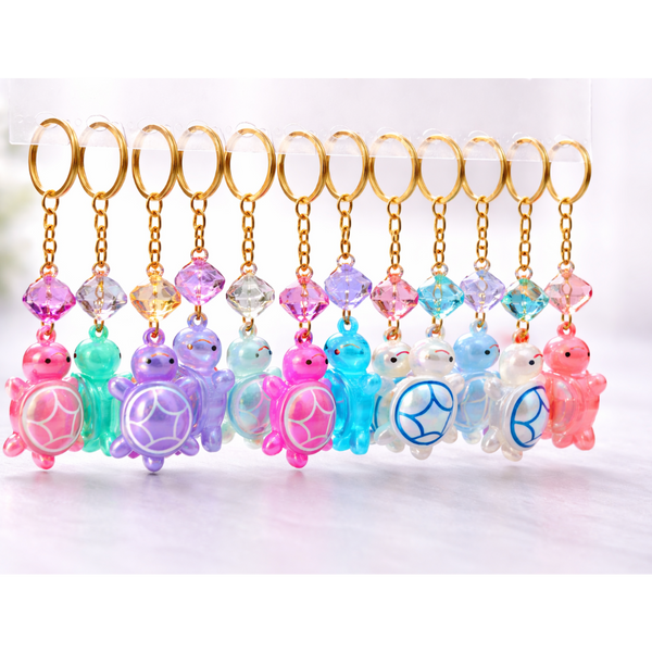 Glass Tortoise keychain