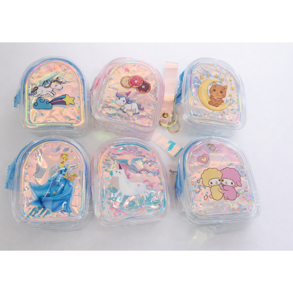 zipper bag keychain