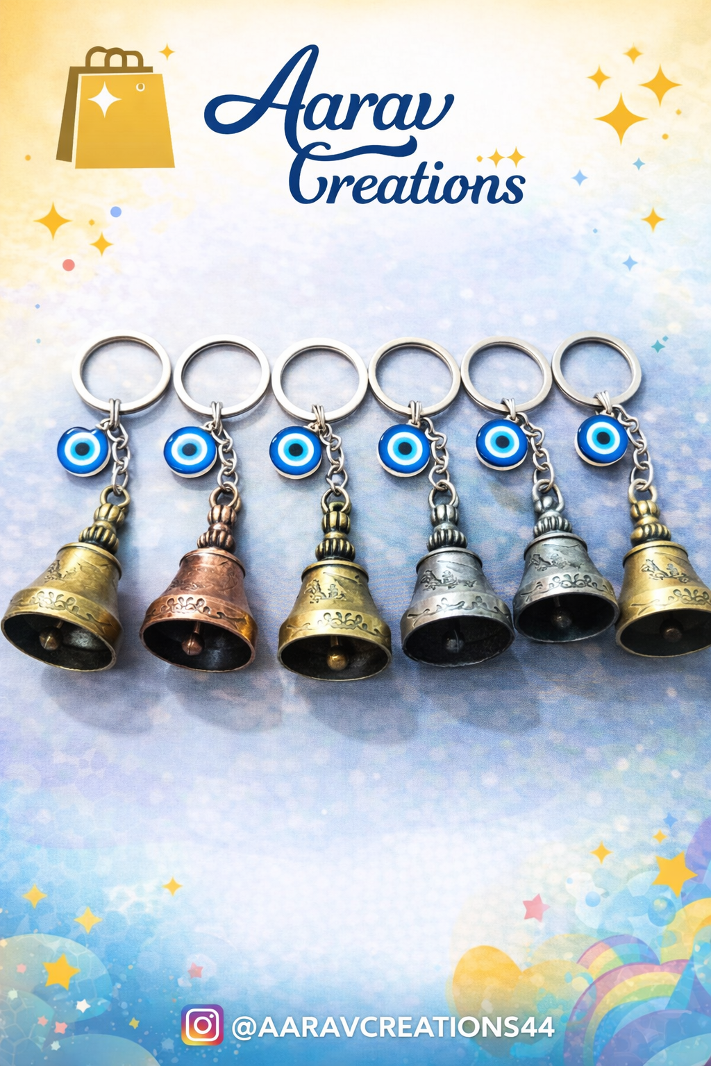 Guardian bell keychain
