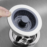 3 in 1 kitchen sink drain strainer stopper