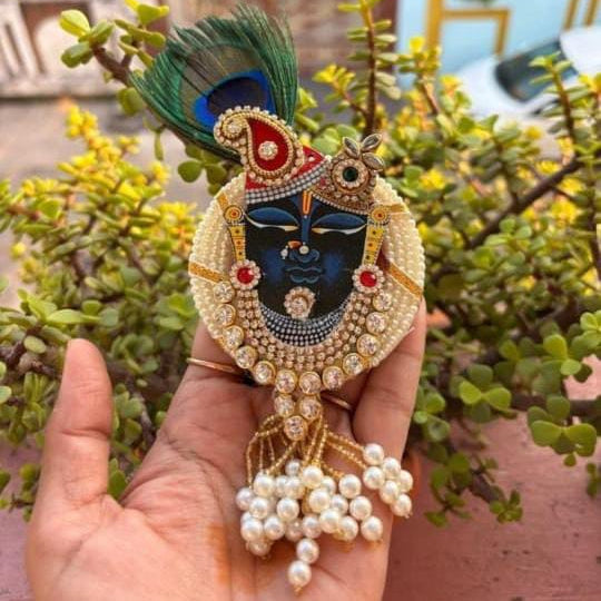 Heavy Shreenath ji Brooch 1 pcs