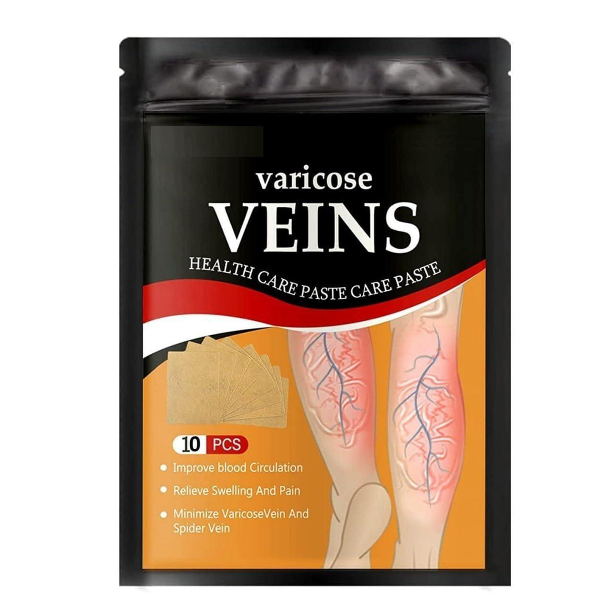 Varicose Veins Relief Patches – | Reduces Swelling, Relieves Pain, Improves Blood Circulation & Vein Health | Herbal, Skin-Friendly & Instant Pain Relief(pack 1 )