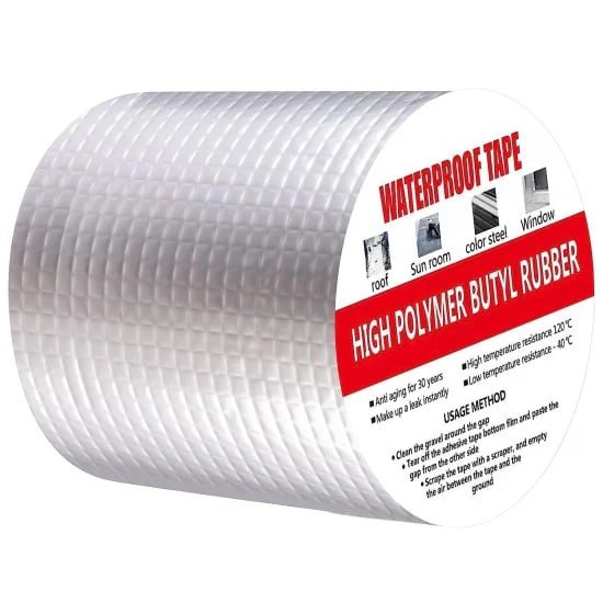 Super Strong Adhesive WaPermanent Repair Roof Water Leakage Solution Rubber Foil Suitable for Roof Leak, surface Crack, Window Sill Gap, Boat Sealing, Tank Leak